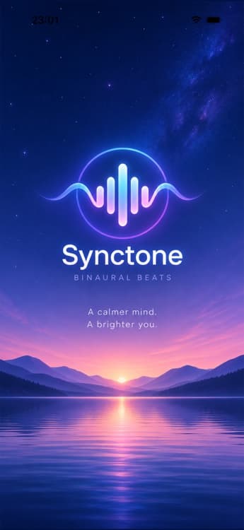 Synctone home screen